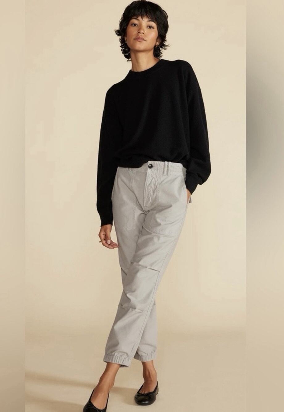 Citizens of Humanity Agni Utility Jogger Pants Size 31 Gray Cotton Cargo
